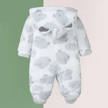 Отличный комбинезон для малышей Гипоаллергенный детский комбинезон, сохраняющий тепло, комбинезон для девочек и мальчиков, пижама, зимний костюм для младенцев