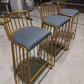 Роскошные барные стулья Nordic Для офиса, удобные Эстетичные Эргономичные Барные стулья для отдыха, Наборы садовой мебели для вечеринок, балконов, банкеток