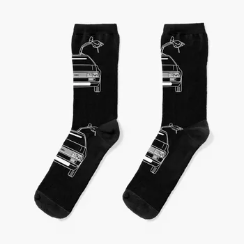 Носки Delorean, компрессионные носки, женские Мужские носки