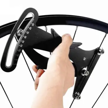 Измеритель натяжения велосипедных спиц Надежный инструмент для велосипедных спиц Инструмент для велосипедного колеса из алюминиевого сплава Точный инструмент для регулировки натяжения проволоки