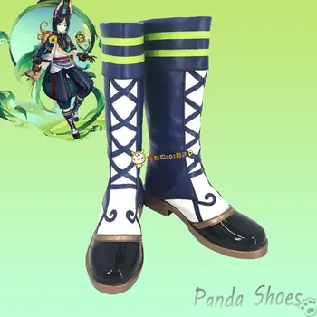 Обувь для косплея Genshin Impact Tighnari Comic Anime Game Cos Длинные ботинки Tighnari Cosplay Costume Prop Обувь для вечеринки в честь Хэллоуина