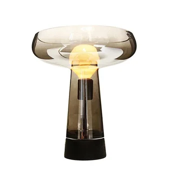 настольная лампа nordic led с кристаллами, настольные лампы для прихожей, masa lambası, настольная лампа полного спектра, стеклянный стол, спальня, столовая