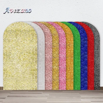 Avezano Arch Backgrounds Cover Shimmer Spandex Свадебный душ для ребенка, декор для вечеринки по случаю Дня рождения, фон для фотосъемки, Фотостудия