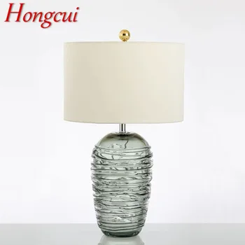 Настольная лампа Hongcui Nordic Modern Glaze, Модное искусство, Гостиная, спальня, отель, светодиодная Индивидуальность, оригинальность, Настольная лампа