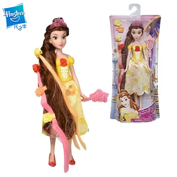 Кукла Hasbro Frozen Hair Salons Belle Princess, игрушки для макияжа для девочек, игрушки для игр E6677, фигурки, Подарки на День рождения