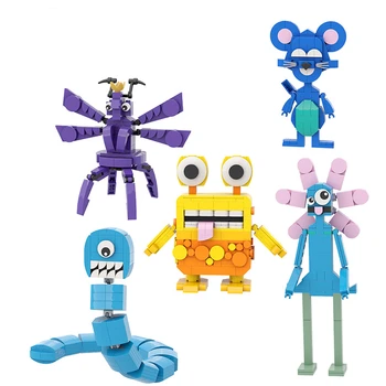 MOC Популярный сад Банбана Периферийные сборочные персонажи Детские хобби Сборка конструкторов-головоломок, игрушки, подарки на день рождения