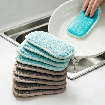 Многофункциональная губка, Эффективное средство для мытья посуды, Инновационная тряпка для быстрой очистки, Экологически чистый Универсальный