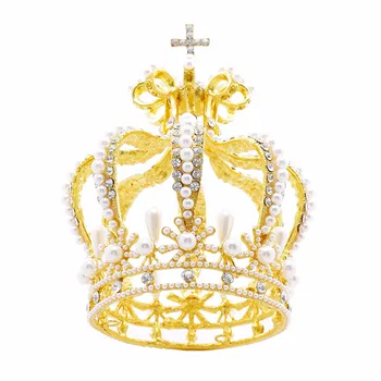 Простая Атмосферная Корона, Свадебная Тиара, Восемнадцатая принцесса, Корона на день рождения, Свадебная фата, Аксессуары для волос
