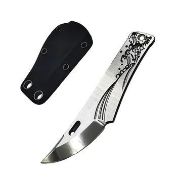 Мини-карманный нож для выживания Edc, Тактические военные ножи для самообороны, Охотничьи походные Шейные ножи с полным лезвием Tang DC53, Многофункциональный инструмент