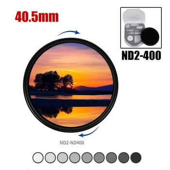 40,5 40,5 мм ND2-400 Фейдер Нейтральной Плотности С Регулируемым ND Фильтром для Canon Nikon Pentax Leica Fuji Sony A6500 A6300 DSLR