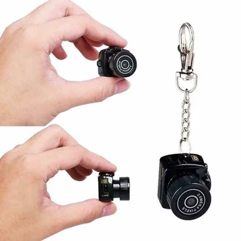Крошечная мини-камера Портативный HD-видео-аудиомагнитофон Веб-камера Y2000 Видеокамера Small DV DVR Security Secret Nanny Sport Micro Cam