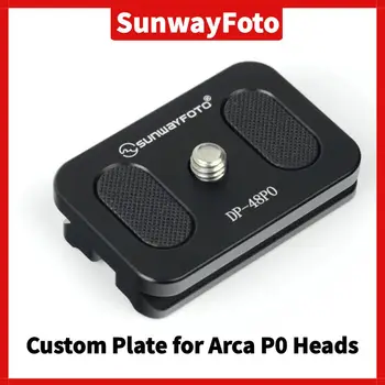 Sunwayfoto DP-48P0 48 мм Быстроразъемная Пластина для Штативной головки Изготовленная на Заказ Пластина для головок Arca P0