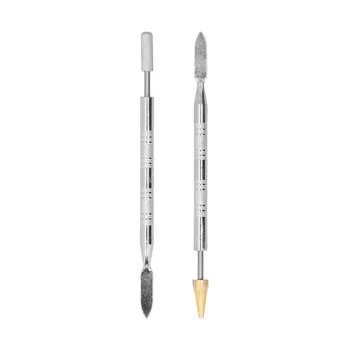 Роликовая ручка для обработки краев, ручка для окрашивания краев кожи двойного назначения для ремней, сумок, перчаток