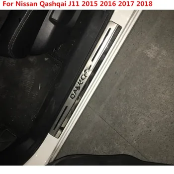 Внешний дверной порог из нержавеющей стали Автомобильные аксессуары Для Nissan Qashqai Дверной Порог J11 2015 2016 2017 2018 4шт