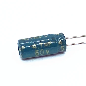 20 шт./лот высокочастотный низкоомный алюминиевый электролитический конденсатор 50 В 4,7 МКФ размером 5 *11 4,7 МКФ 20%