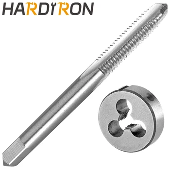 Hardiron M1 X 0,25 Метчик и матрица правая, M1 x 0,25 метчик с машинной резьбой и круглая матрица