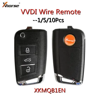 1/5 10шт Xhorse XKMQB1EN для-VW-Skoda Стиль Универсальный VVDI Проводной Дистанционный Автомобильный Ключ Для VVDI2 Mini VVDI Key Tool Max Pro