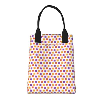Абстрактная мозаика, большая модная сумка для покупок с ручками, многоразовая хозяйственная сумка из прочной винтажной хлопчатобумажной ткани