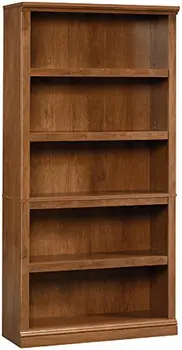 Книжный шкаф Sauder с 5 полками, отделка из промасленного дуба