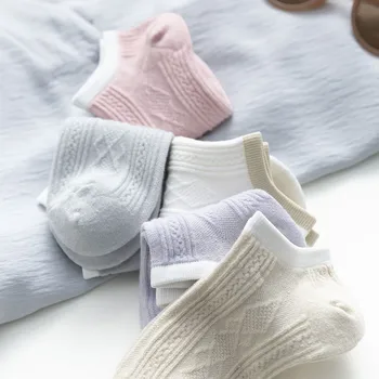 Весенние новые носки Женские лодочные носки Невидимые нескользящие носки Tide Тонкого сечения Милые Японские