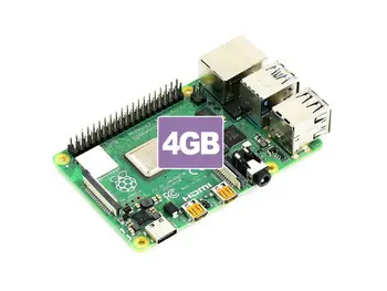 Raspberry Pi 4 Model B Rev1.2 4 ГБ оперативной памяти 64-разрядный четырехъядерный процессор 1,5 ГГц Gigabit Ethernet Bluetooth 5,0 USB Type C источник питания
