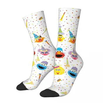 Happy Day Sesame Street Kawaii Носки для покупок Носки с мультяшным рисунком
