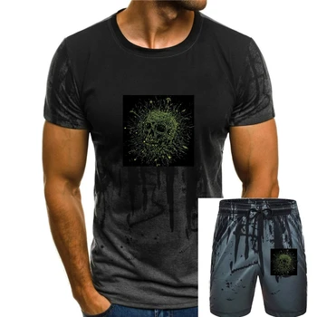 Мужская футболка с графическим рисунком death SKULL tree nature, футболка bone emo punk banksy tee S-XXL