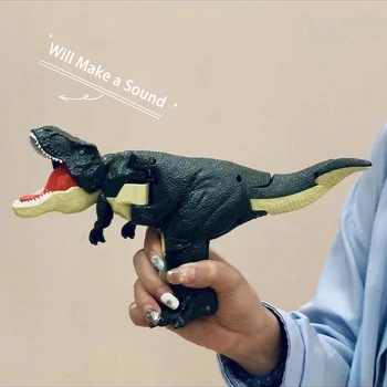 Детская декомпрессионная игрушка-динозавр, креативные телескопические пружинные качели с ручным управлением, игрушки-непоседы-динозавры, Рождественские подарки для детей