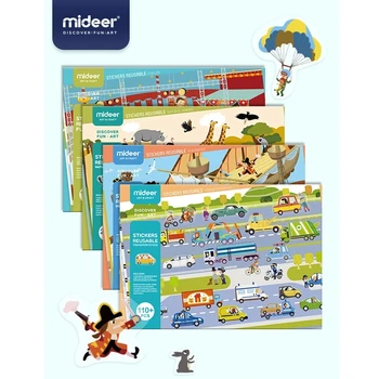 Детские мультяшные водонепроницаемые электростатические палочки MiDeer, обучающие интерактивные игрушки для детей 3-7 лет
