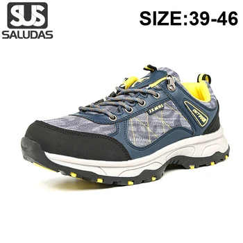 SALUDAS, походная обувь, мужские Летние уличные кроссовки для треккинга, Дышащие мужские кроссовки для кемпинга и скалолазания