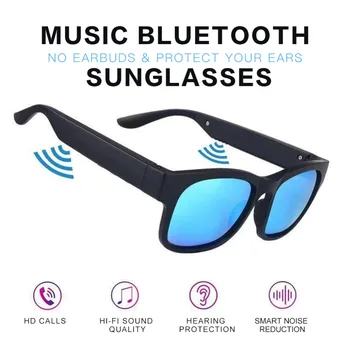 Для Xiaomi Huawei Bluetooth Смарт-очки Аудио громкой связи Спортивные стереофонические солнцезащитные очки гарнитуры Музыка HD звук смарт-очки