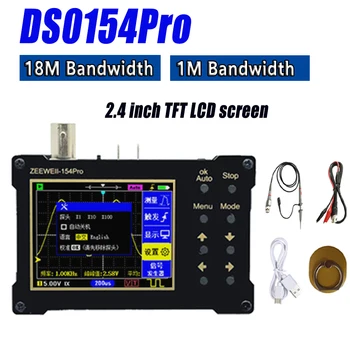 ZEEWEII DSO154Pro 2,4-дюймовый Цифровой Осциллограф с поддержкой Аналоговой полосы пропускания 1 МГц и 18 МГц Генератор сигналов