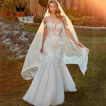 Тюлевое свадебное платье 