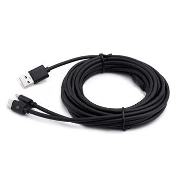 300 см USB кабель для зарядки Кабель для передачи данных Провод питания Удлинитель для зарядки контроллера для замены геймпада P5