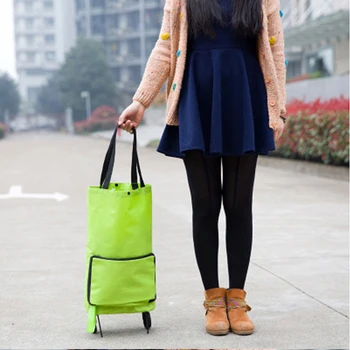 Новая складная сумка для покупок, сумка-тележка для покупок, сумка на колесиках, сумка для покупок, органайзер для овощей, переносная сумка