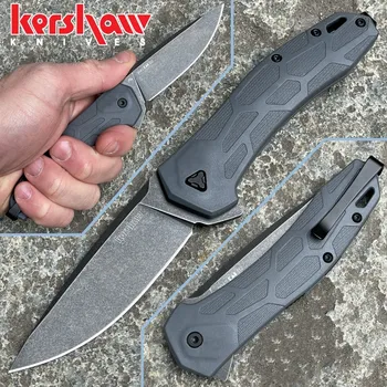 Карманный Складной нож Kershaw 2042 с шарикоподшипником D2 Лезвие Нейлоновая ручка из волнистого волокна Инструменты для охоты на открытом воздухе
