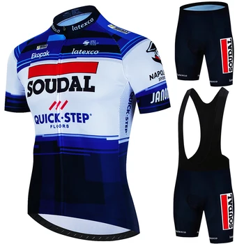 Спортивный комплект QUICK STEP Tricuta Cycling Man, форма для шоссейного велосипеда, трикотажная одежда для мужчин, мужская куртка, нагрудник, мужская летняя одежда, велосипеды Mtb